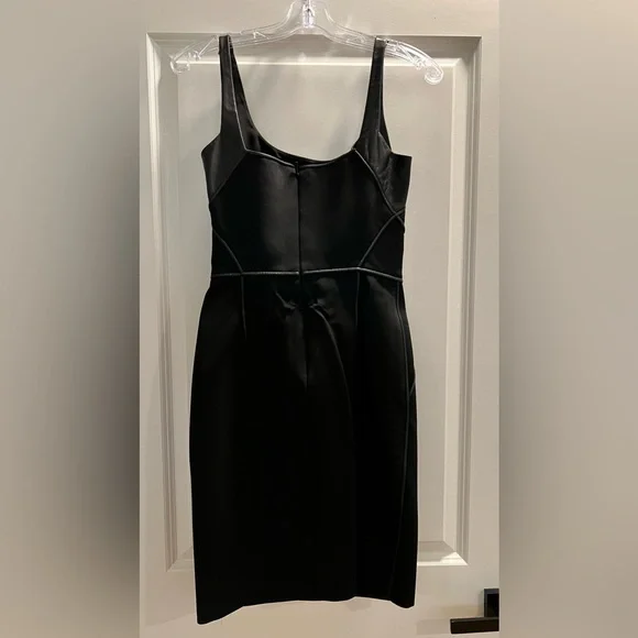 imitation leather dress Pilar Vegan Leather Tie-Front Dress Black / Regular / XS